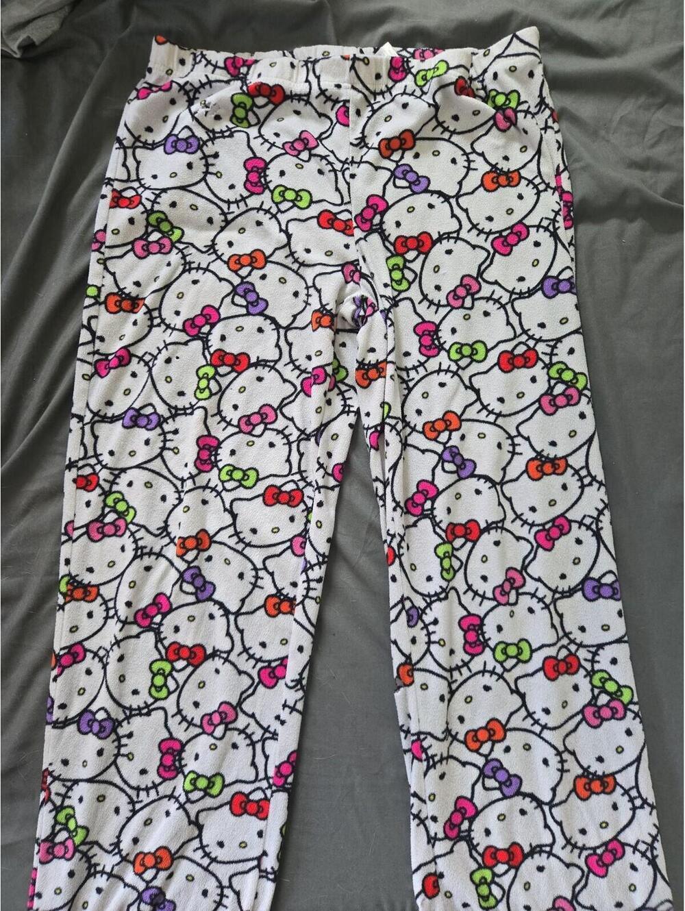 Sanrio Hello Kitty All-Over Print Fleece Pajama Pants Size S